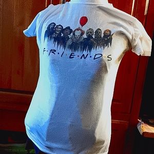 Friends Halloween unisex shirt with it the clown